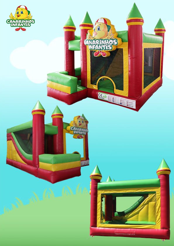 Insuflável Castelo Canarinhos Infantis