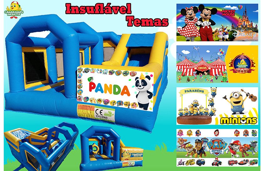 Insuflável Temas Canarinhos Infantis