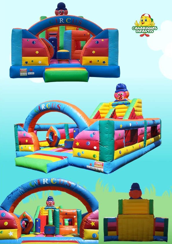 Insuflável Circus Canarinhos Infantis