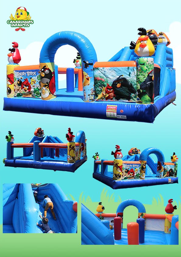 Insuflável Angry Birds Canarinhos Infantis