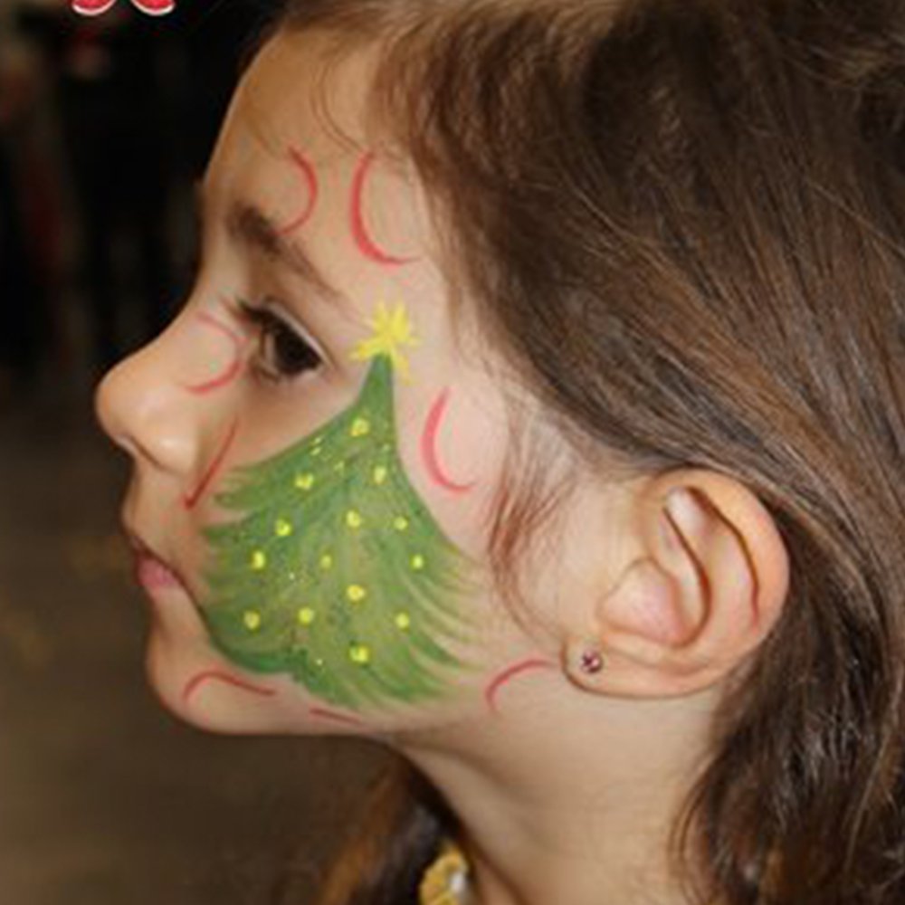 pinturas faciais canarinhos infantis