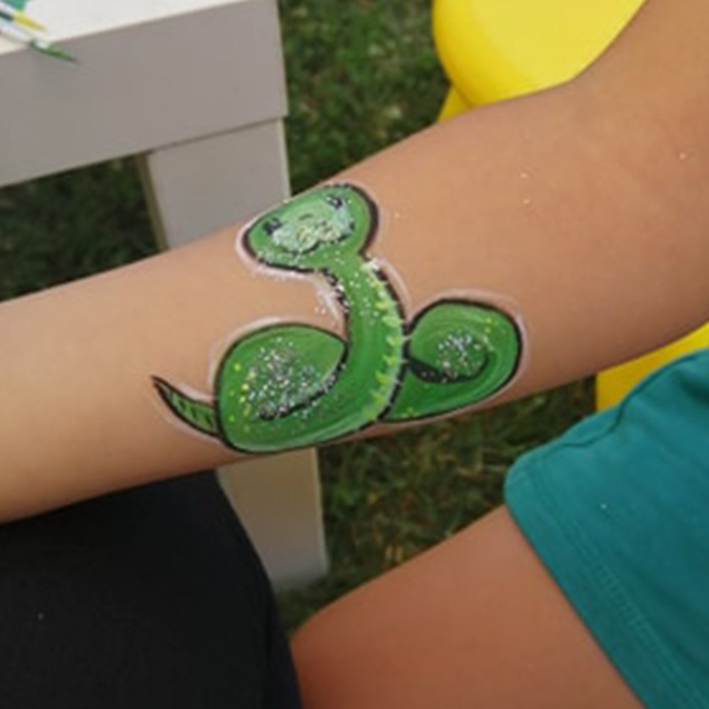 pinturas faciais canarinhos infantis